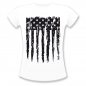 Preview: USA Scary Flagge Shirt Damen