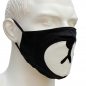 Preview: Glow in the Dark Maske Katze Schnute Motivmaske I Alltagsmaske mit Leuchteffekt