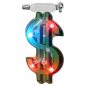 Preview: LED pin Dollar blinky pin brooch