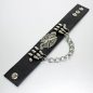 Preview: Leather bracelet with snap fasteners