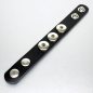 Preview: Wechselschmuck Lederarmband Basis (ohne Chunks Clickbuttons I Druckknöpfe )