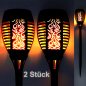 Preview: Gartenfackel LED Solar Leuchte