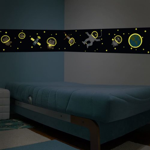 glow in the dark wand tapete sticker