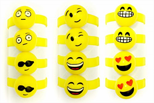 12er-Set Armband-Emoticons