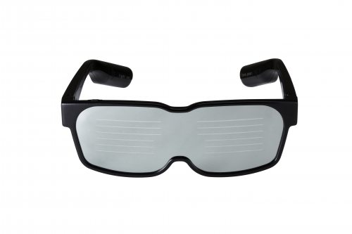 fashion tech brille mit equalizer anzeige