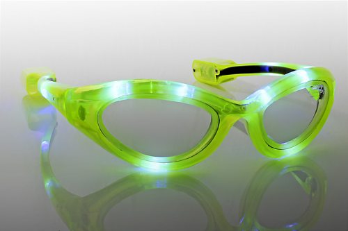 LED Brille gelb