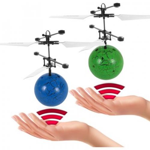 Neu Fliegender Kugel Sensor RC Ball LED Spielzeug Infrarot Dröhnen Helicopter KS 