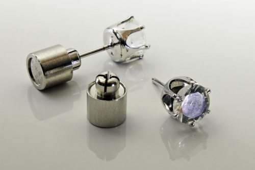 LED Diamant-Ohrstecker leuchtende Ohrringe LED-Fashion