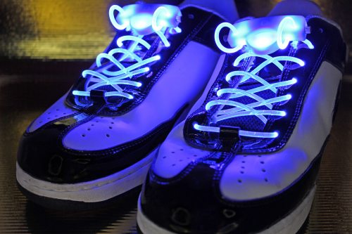 led-schnüsenkel blau