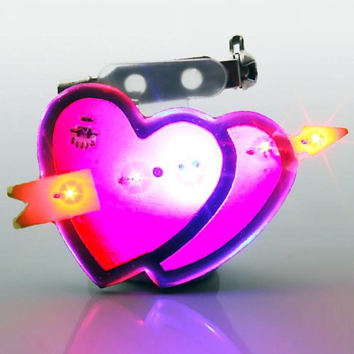 Amor Blinkie herz pin anstecker
