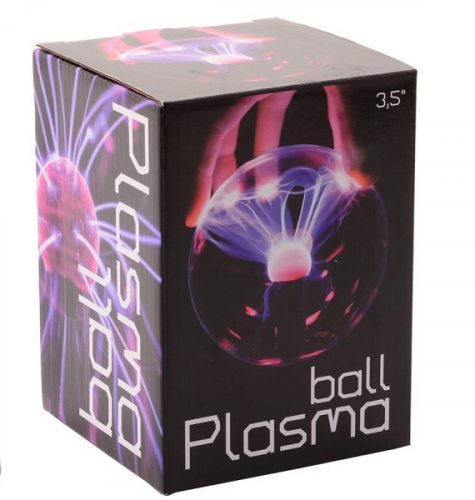 Plasma ball battery operated 15cm h