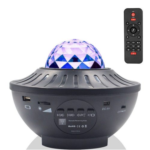 LED projector with stars in three colors