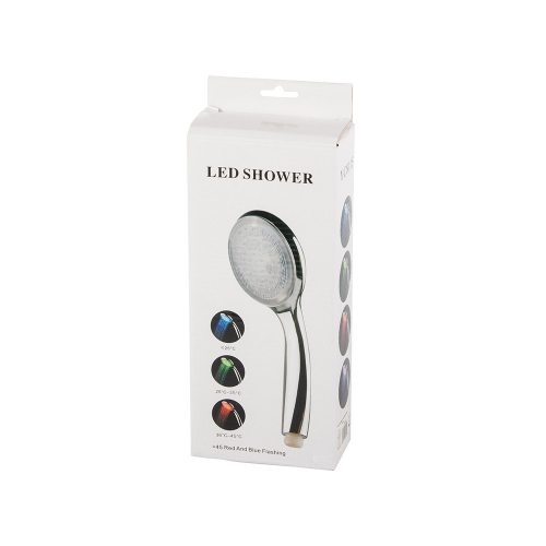 Shower head with LED lighting