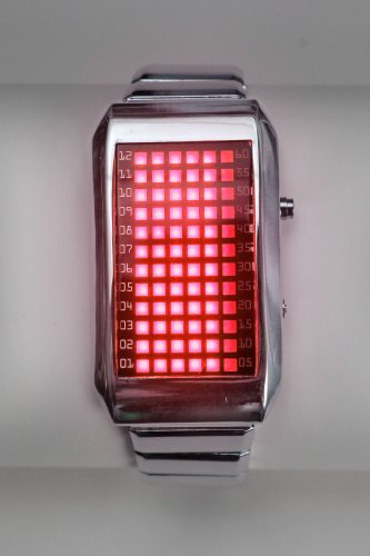 Red LED Matrix watch
