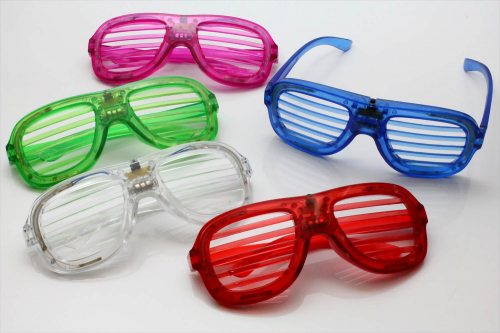 LED-Atzenbrille Blinkbrille