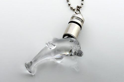 LED Delfin Kette leuchtend Delphin Anhänger Mädchen Modeschmuck