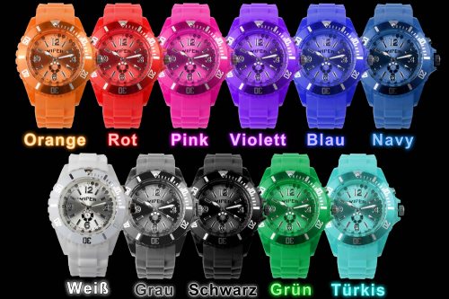 LED silicone watch