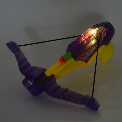 Spielzeug-Armbrust mit Licht und Sound I Soft Bullet Armbrust für Kinder I In- und Outdoor Spielzeugwaffe