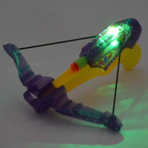 Spielzeug-Armbrust mit Licht und Sound I Soft Bullet Armbrust für Kinder I In- und Outdoor Spielzeugwaffe