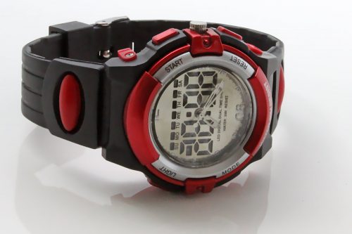 LED Armbanduhr mit digitaler und analoger Anzeige