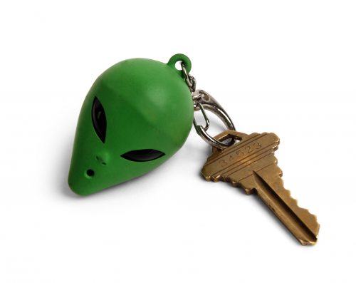 Alien-Schlüsselanhänger