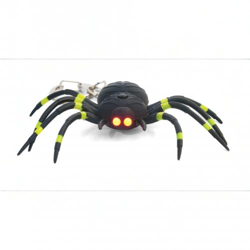 LED Keychain with Spider