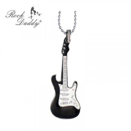 Halskette mit E-Gitarre I Kette für Musiker Gitarrenhalskette Geschenk