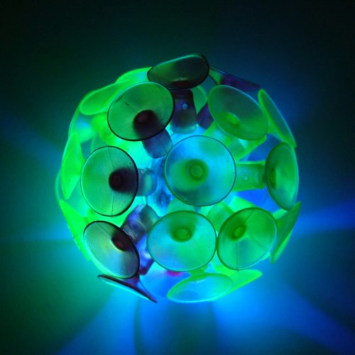 Light ball with knobs