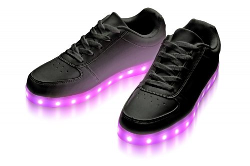 led turnschuhe  pink