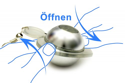 2 Stück LED-Ohrhänger Herz Herzohrhänger Modeschmuck