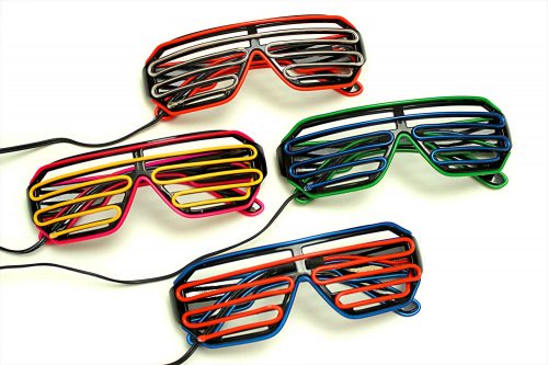 soundaktivierte leuchtbrille