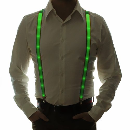 light up led supender green leds