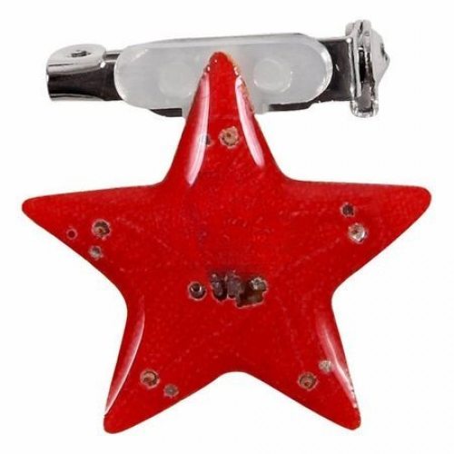 blinkender Stern anstecker weihnachten