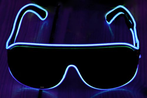 Blaue Brille