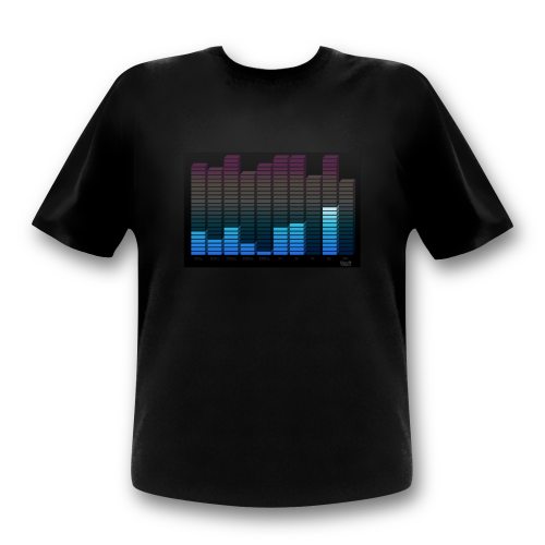10 Channel Equalizer T Shirt Blue 3D
