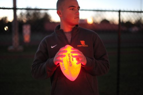 LED-American Football Ball I USA Football leuchtender Football I Leuchtfootball Pigskin Spielzeug