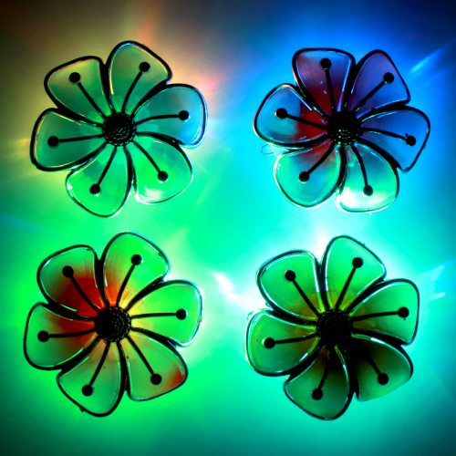 LED flower hair clip