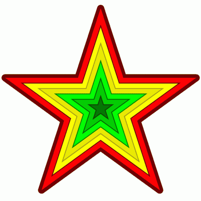 Rasta Leuchtstern Panel