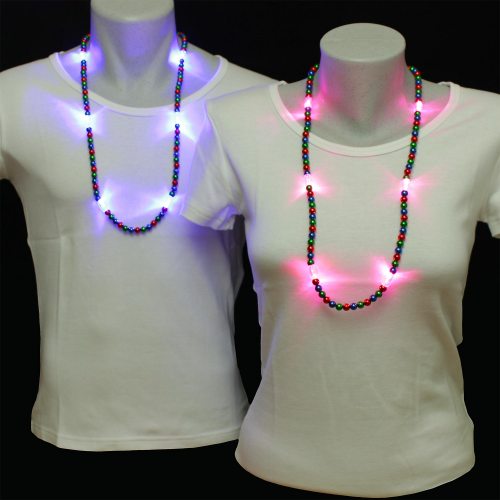 Rainbow Light Up Star Beads LED Party Necklaces - Walmart.com