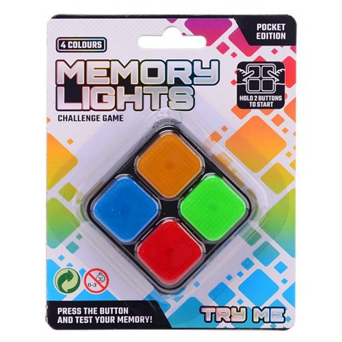 Memory Leuchtspiel Gedächtnis-Training I Memory Lights Reisespiel im  Taschenformat I Gedächtnisspiel für Kinder und Erwachsene online kaufen! I  LED-Fashion Berlin