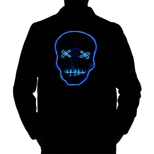 skull denim jacket