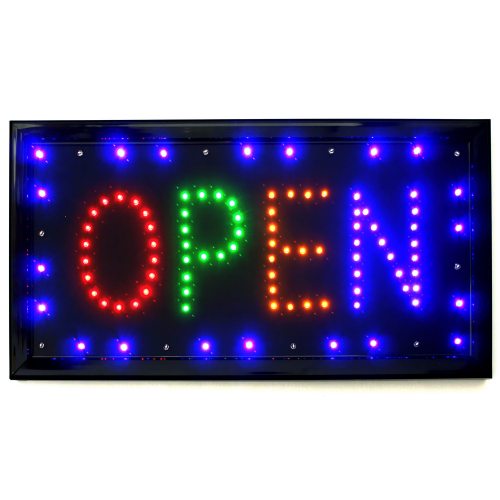 open closed led-sign
