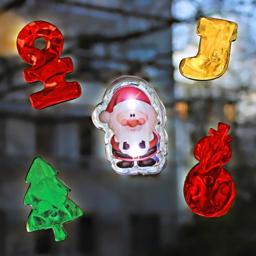 LED gel window decoration