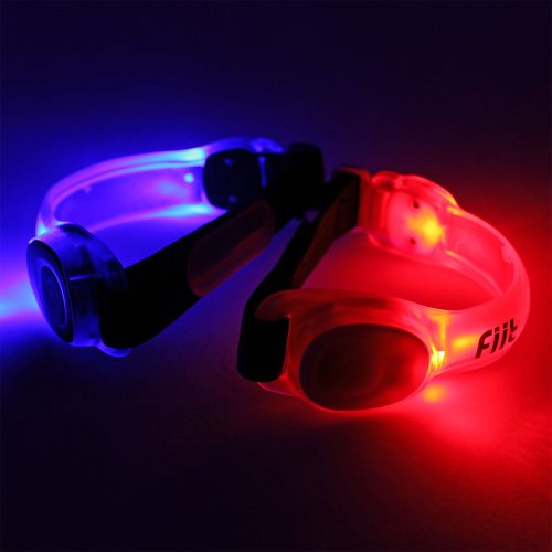 4x LED Leuchtarmband Joggen Reflektorband Blinklicht Sport Armband
