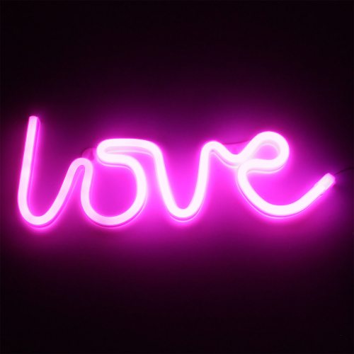 LED-Love Neonpink lampe
