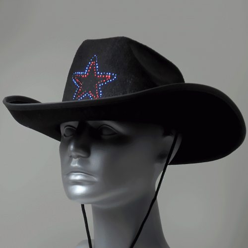 led cowboy hat