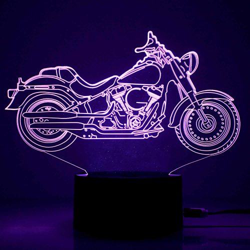 3D lamp LED motorcycle decoration light Motorsport color changing  decoration light