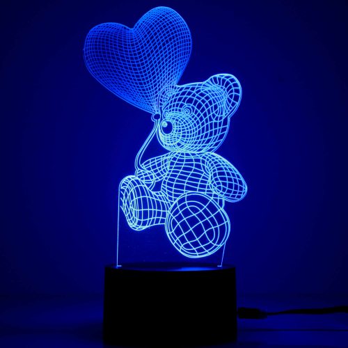 Versandhandel im Ausland! 3D Lampe LED-Teddy Dekolicht günstig kaufen I LED-Fashion Berlin