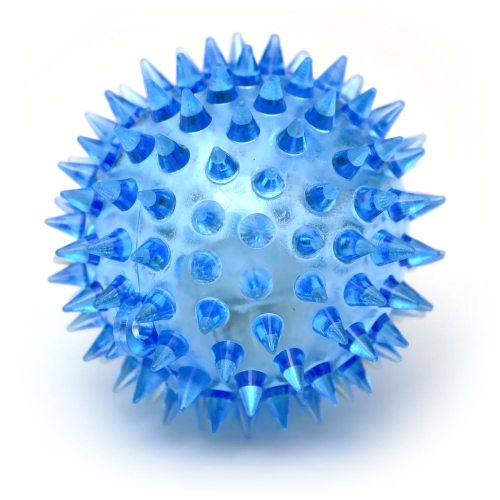 Blue LED ball with knobs