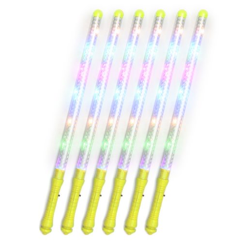6 Stück gelbe LED-Stäbe